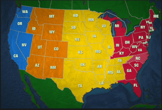 A map of the united states

Description automatically generated